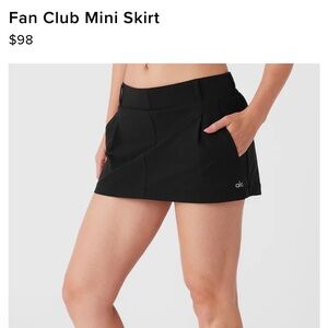 Alo yoga Fan Club Mini Skirt
